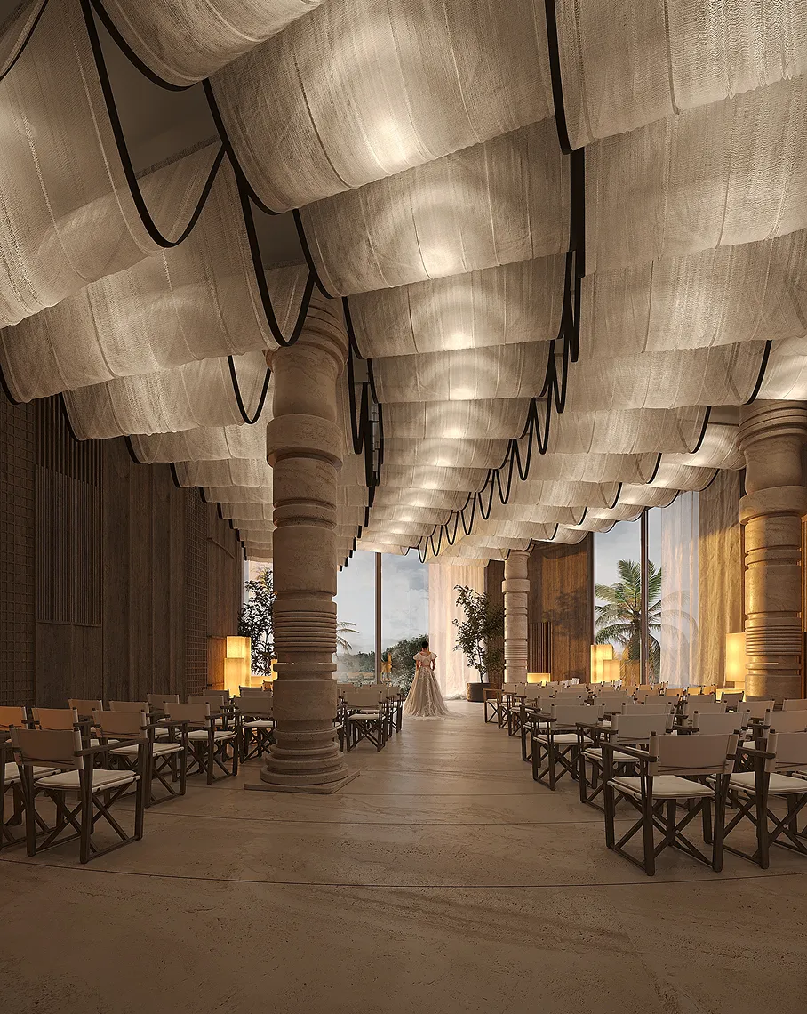 Архитектура, которая становится частью церемонии